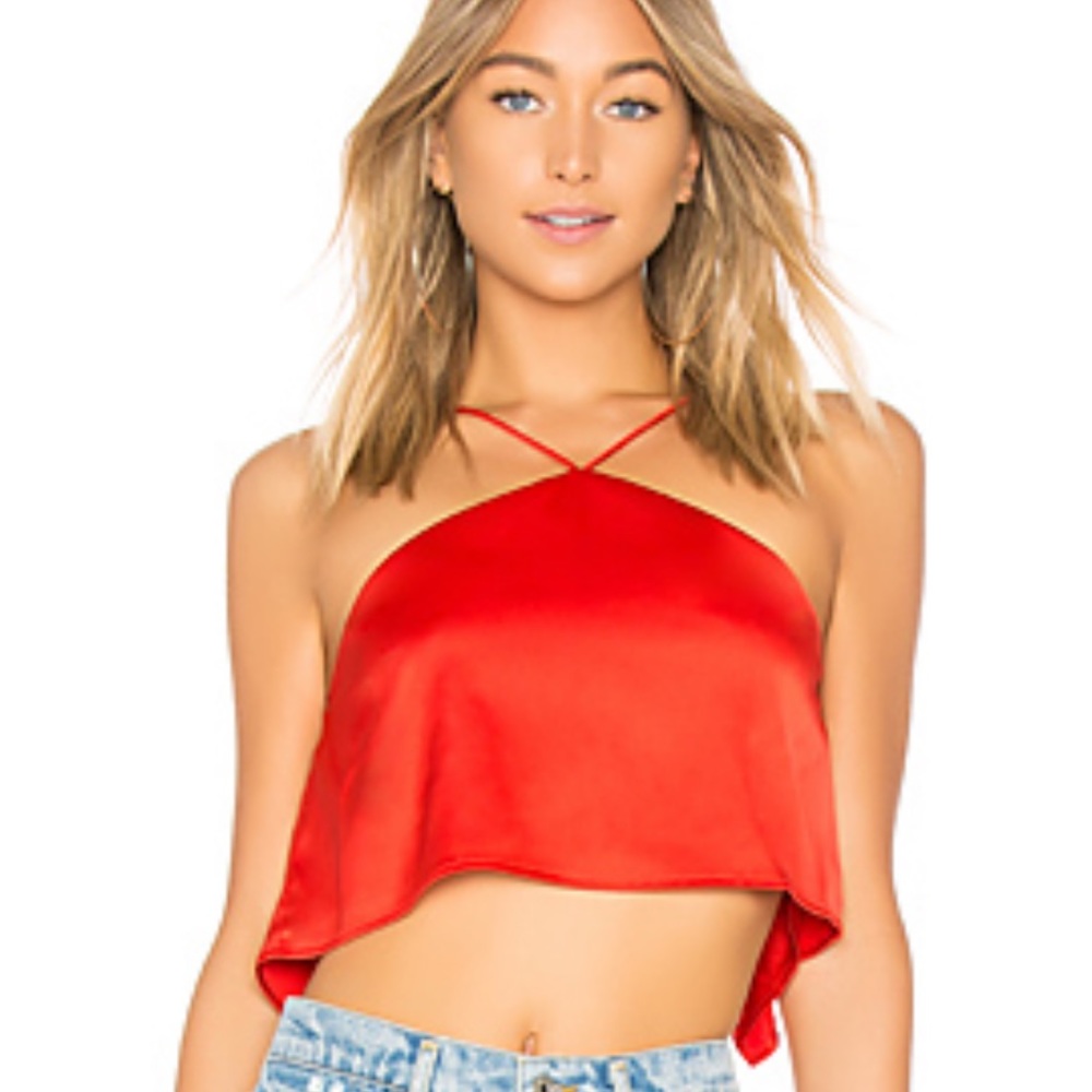 Revolve Strappy Crop Top